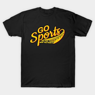 Go Sports, Do The Thing Win The Points, Retro style T-Shirt